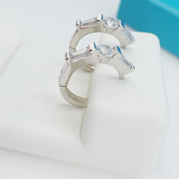 "925 Sterling Silver CZ Beautiful Earrings for Women, 1USPAR4289 - Picture 9 of 11